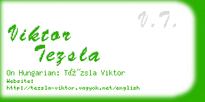 viktor tezsla business card
